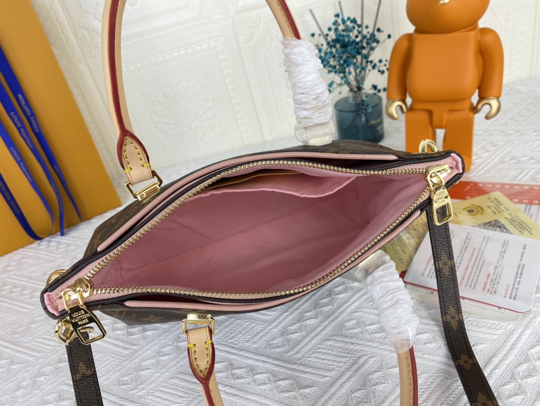 Replica Louis Vuitton Pallas Bb Black/Red/Pink - Image 13