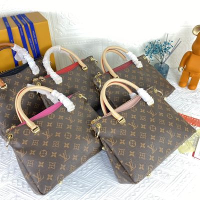 Replica Louis Vuitton Pallas Bb Black/Red/Pink