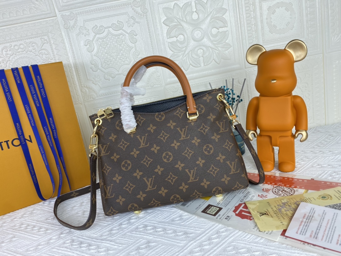 Replica Louis Vuitton Pallas Bb Black/Red/Pink - Image 19