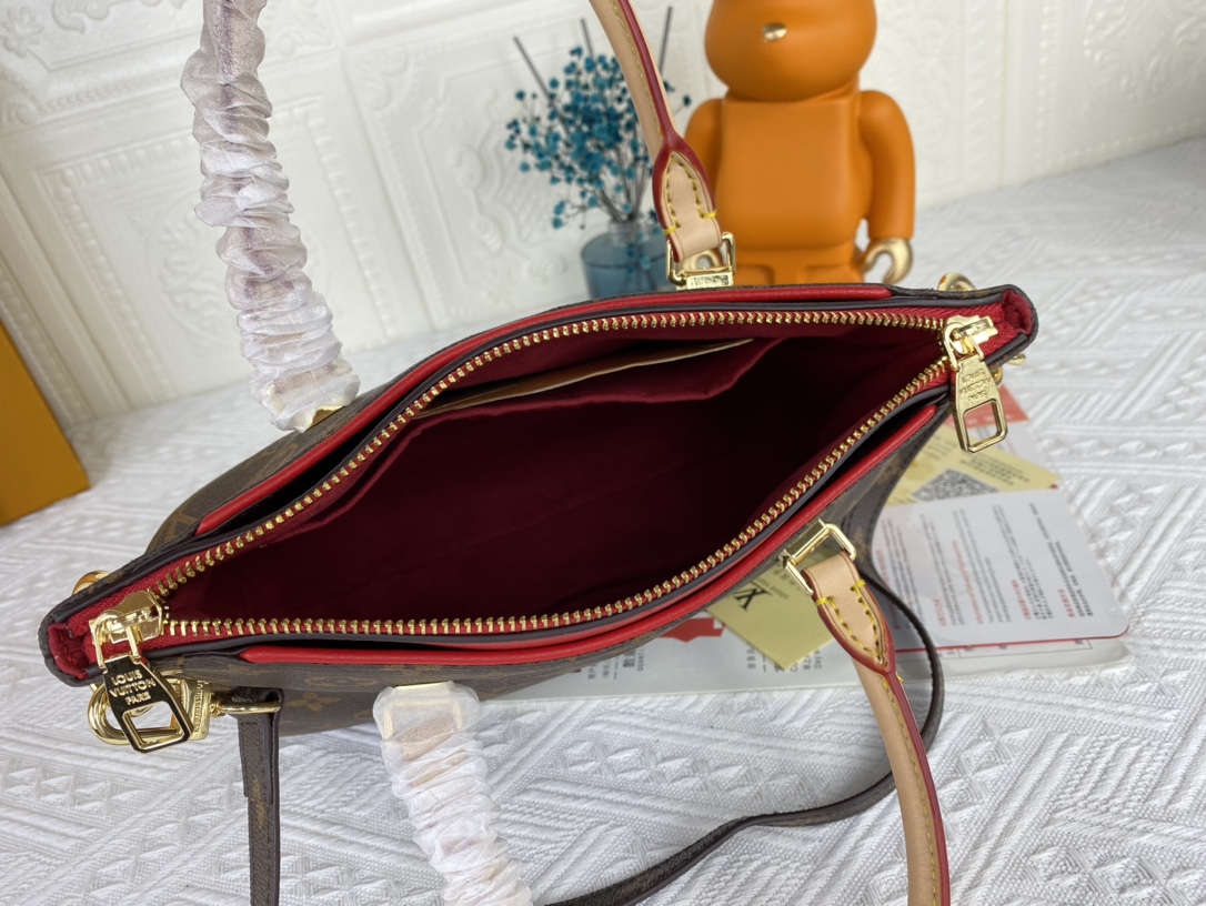 Replica Louis Vuitton Pallas Bb Black/Red/Pink - Image 5