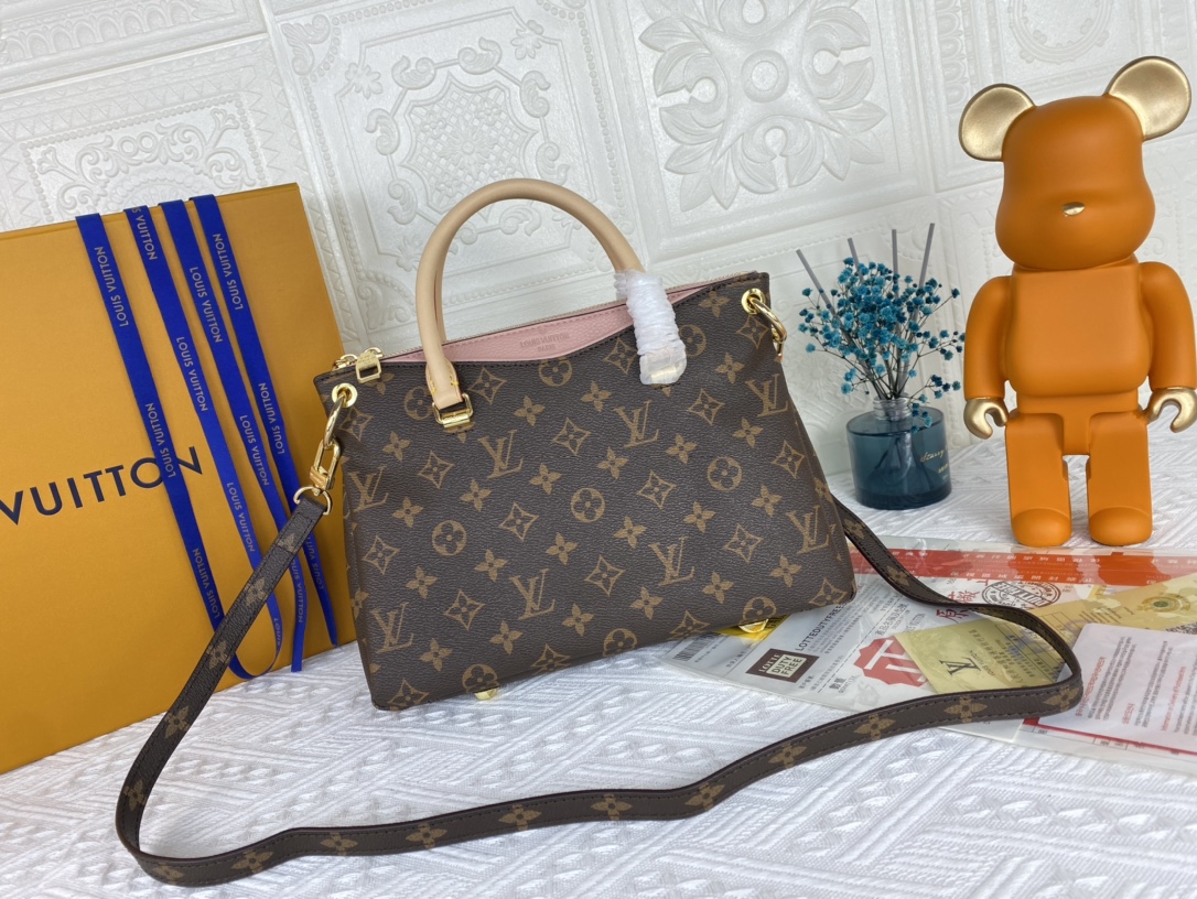 Replica Louis Vuitton Pallas Bb Black/Red/Pink - Image 10