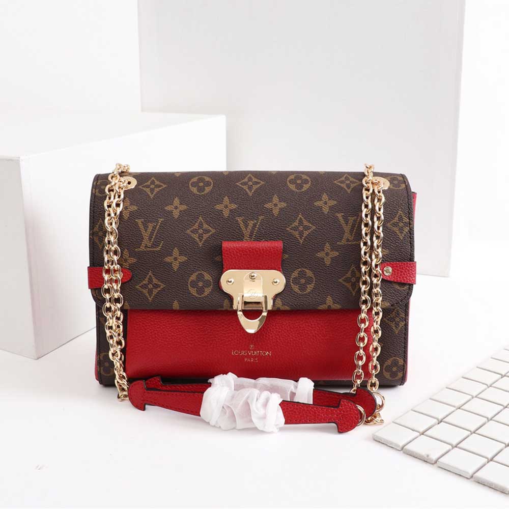 Replica Louis Vuitton Vavin Pm M43931 Black/Red/Navy - Image 11