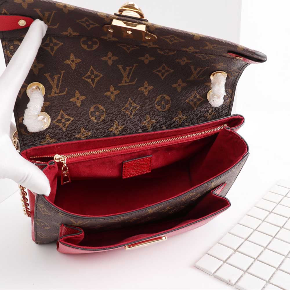 Replica Louis Vuitton Vavin Pm M43931 Black/Red/Navy - Image 12