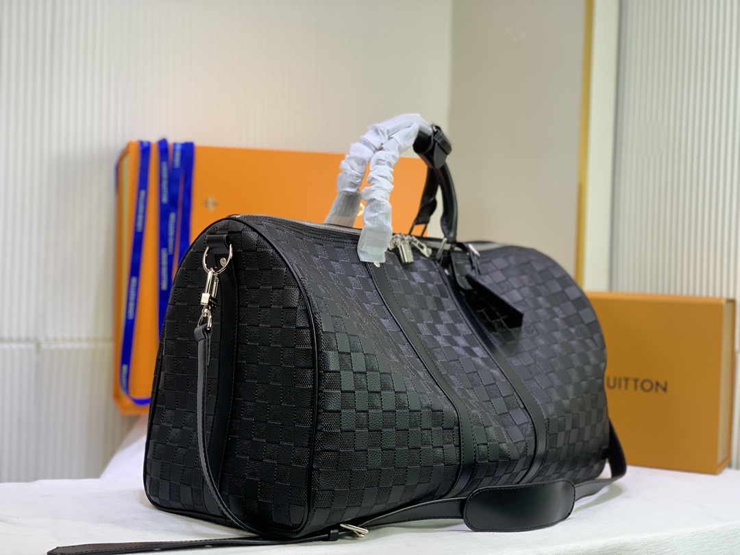 Replica Louis Vuitton Keepall Bandouliere 50 Monogram/Damier - Image 8