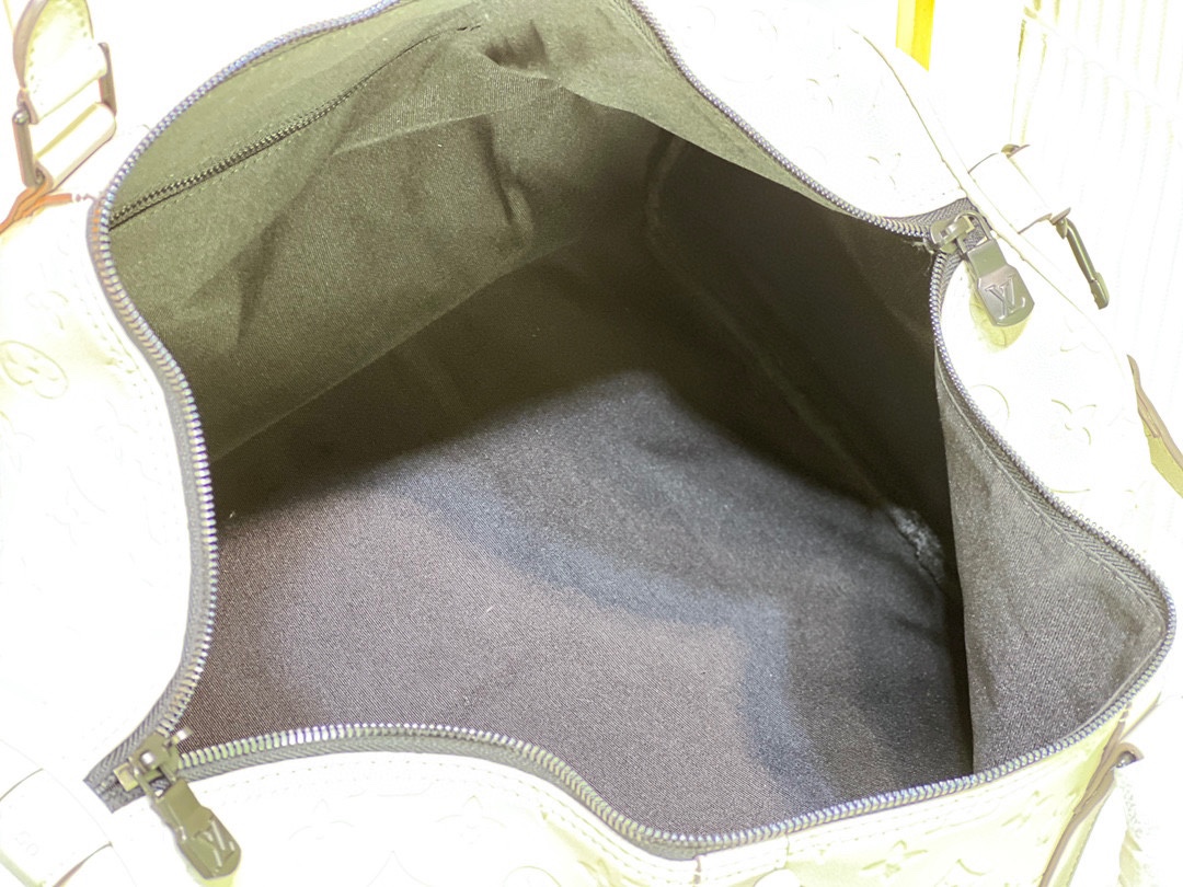 Replica Louis Vuitton Keepall Bandouliere 50- Silver - Image 7