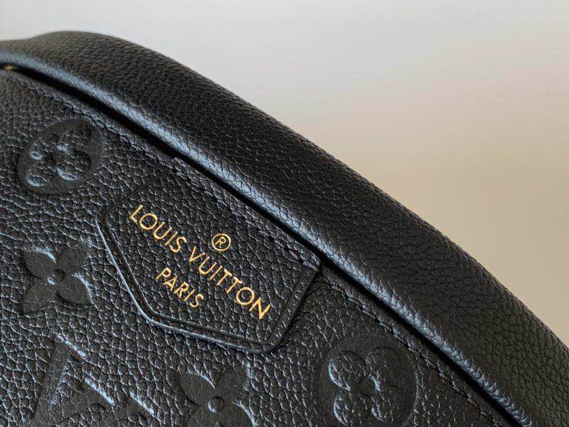 Replica Louis Vuitton Aaa-Monogram Empreinte Bumbag Black/Beige - Image 9