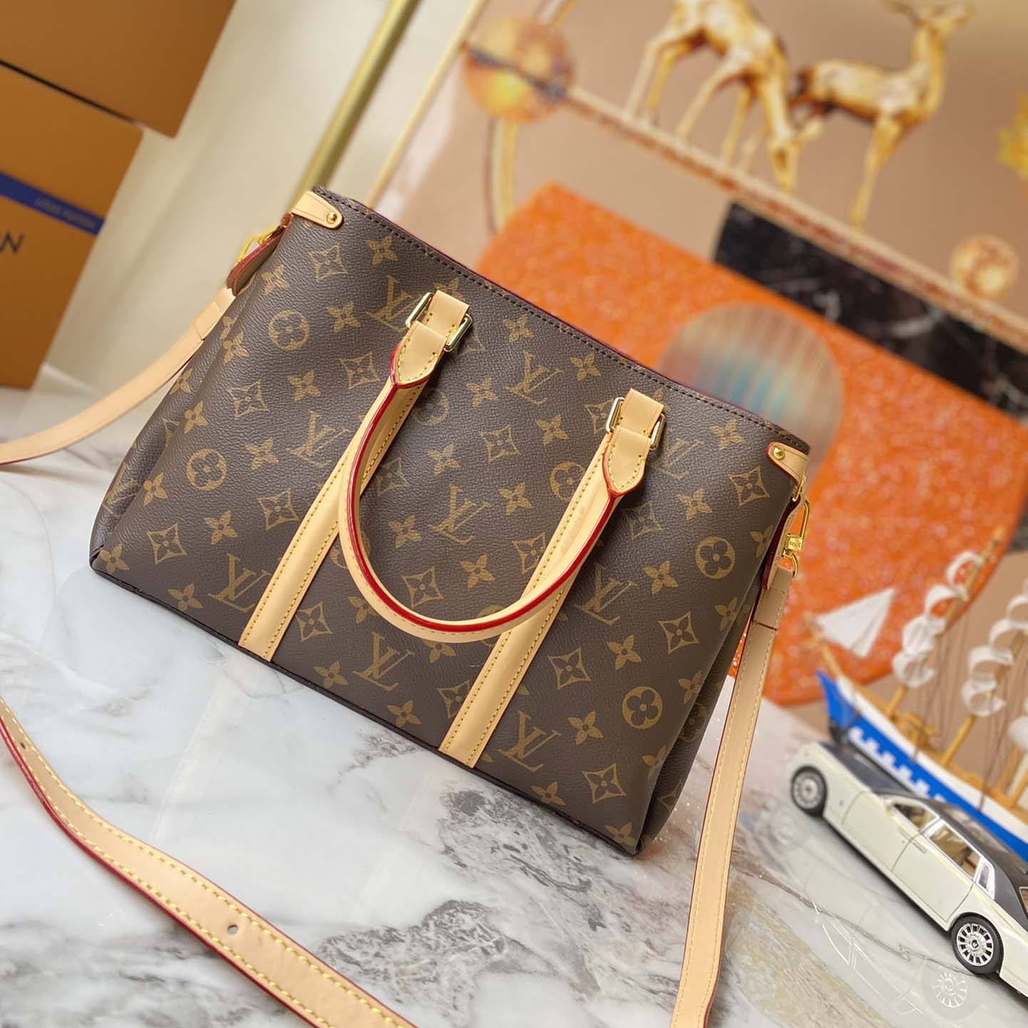 Replica Louis Vuitton Monogram Canvas Soufflot Mm - Image 4