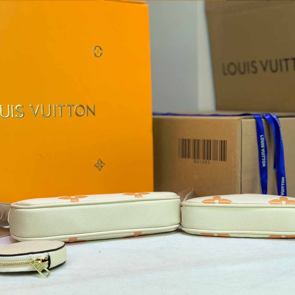 Replica Louis Vuitton Multi Pochette Accessoires-M44823 Pink/Blue/Beige - Image 11