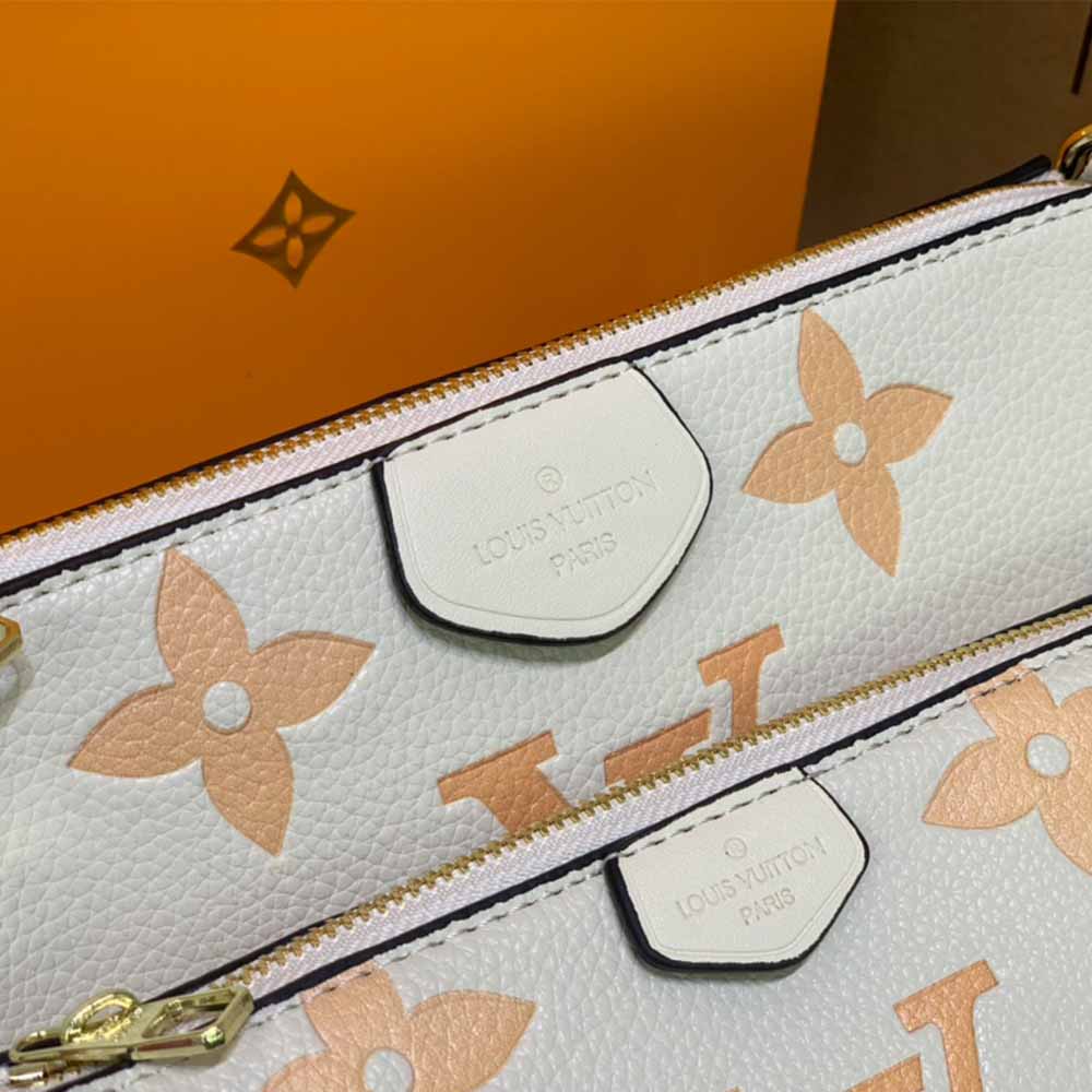 Replica Louis Vuitton Multi Pochette Accessoires-M44823 Pink/Blue/Beige - Image 12