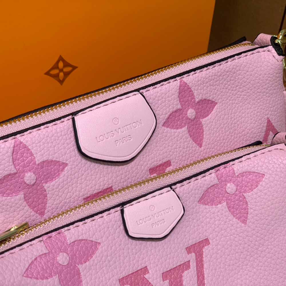 Replica Louis Vuitton Multi Pochette Accessoires-M44823 Pink/Blue/Beige - Image 6
