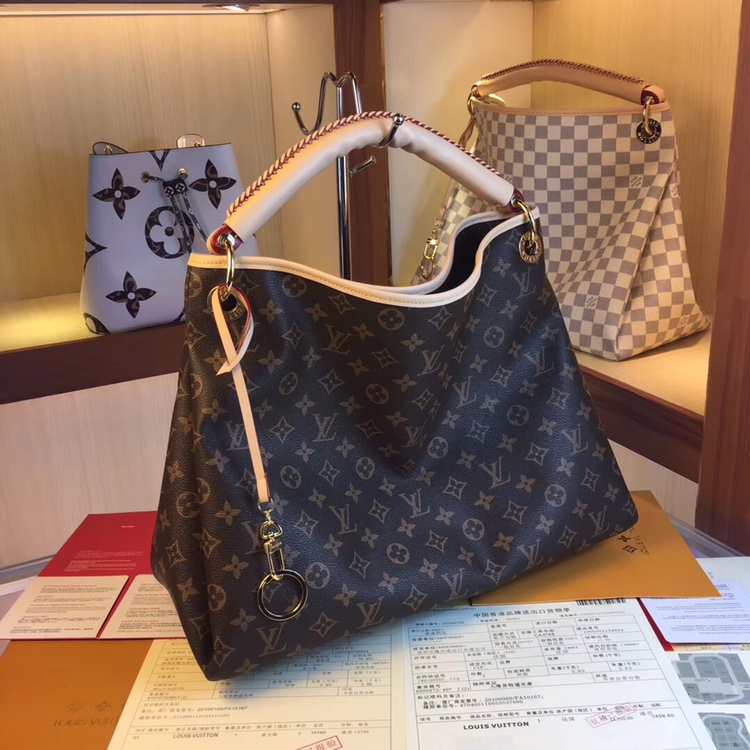 Replica Louis Vuitton Artsy Mm M44869 White/Brown - Image 11