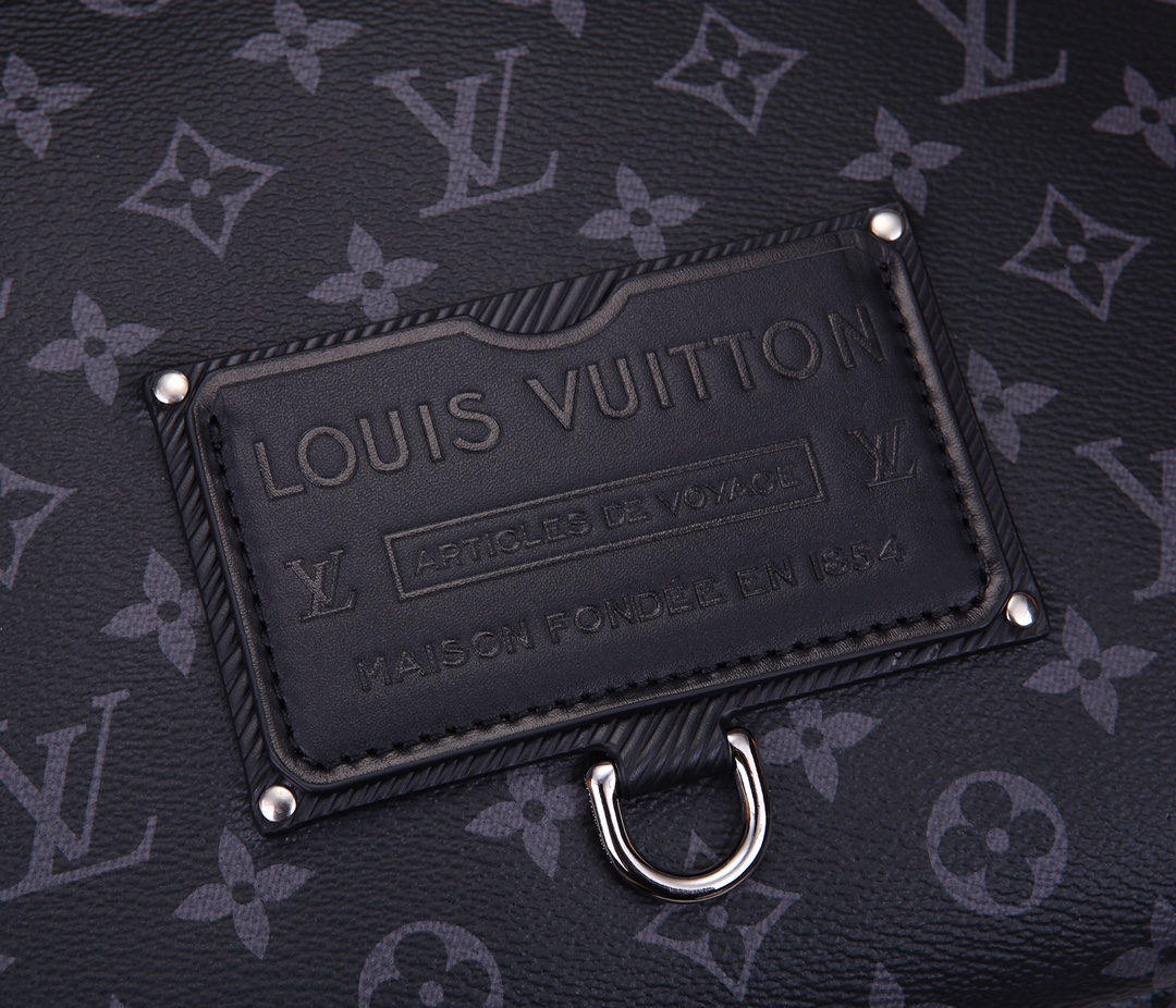 Replica Louis Vuitton Besace Zippee Black/Yellow - Image 3