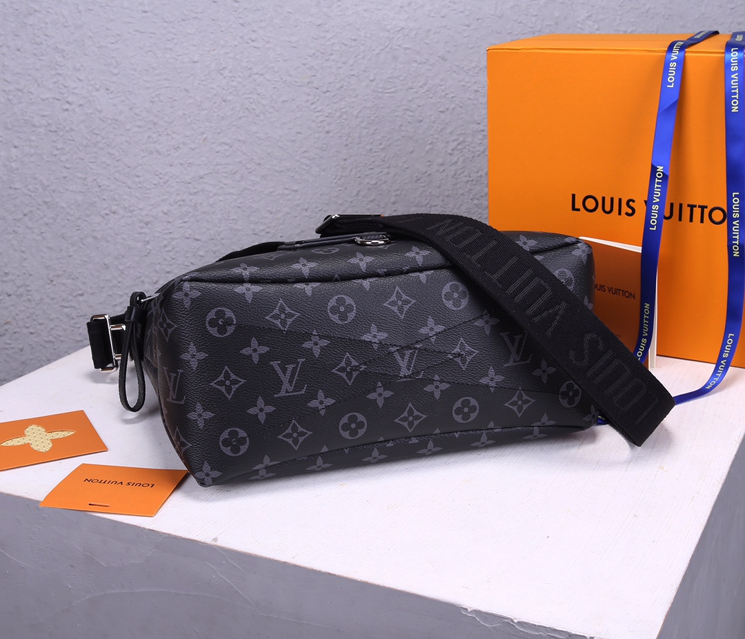 Replica Louis Vuitton Besace Zippee Black/Yellow - Image 4