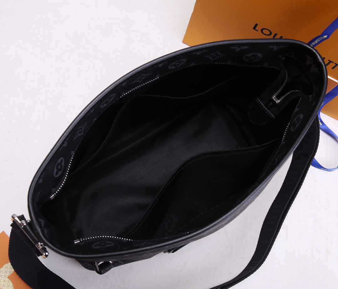 Replica Louis Vuitton Besace Zippee Black/Yellow - Image 5