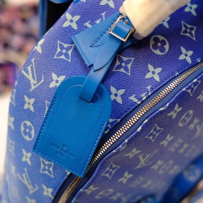 Alternative view of Replica Louis Vuitton Aaa-Backpack Multipocket M45441 Blue