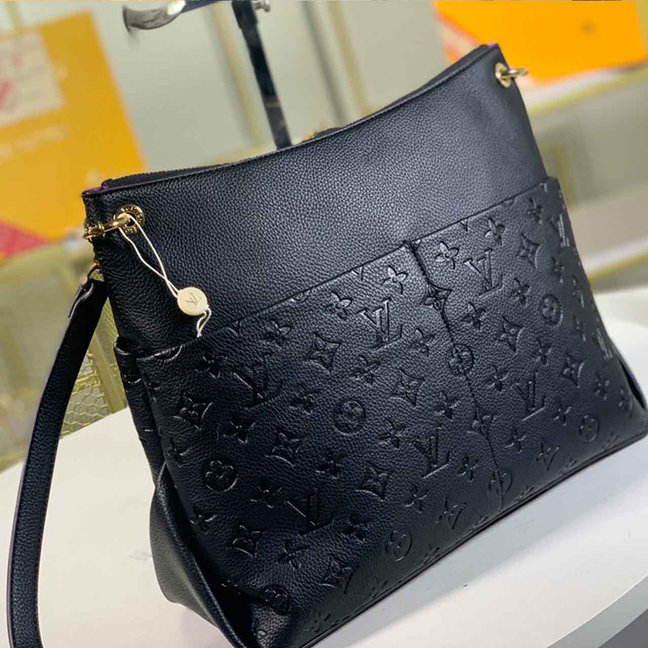 Replica Louis Vuitton Maida Hobo M45522 Black/White/Grey/Blue - Image 4