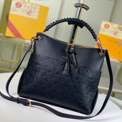 Replica Louis Vuitton Maida Hobo M45522 Black/White/Grey/Blue