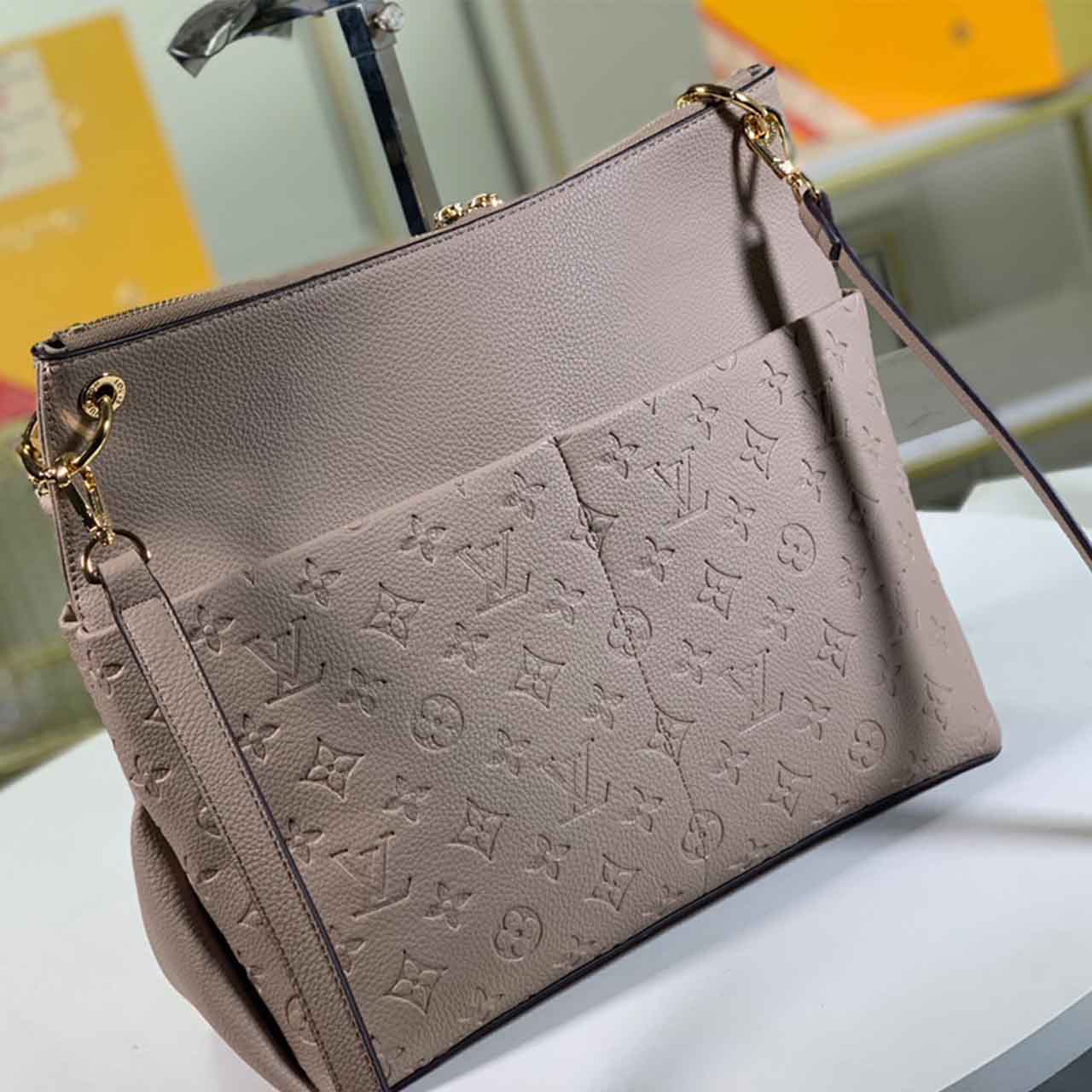 Replica Louis Vuitton Maida Hobo M45522 Black/White/Grey/Blue - Image 9