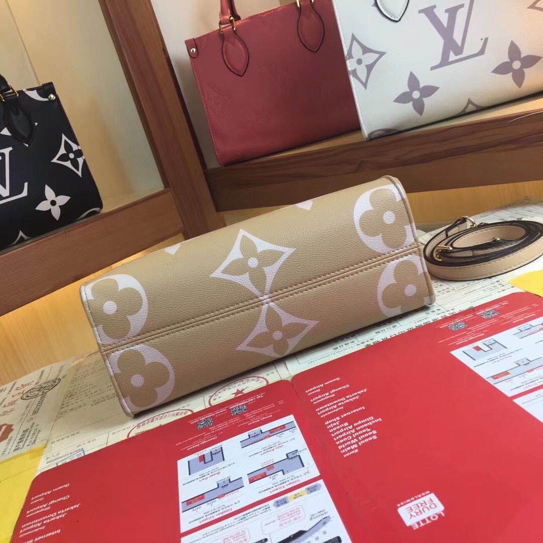 Replica Louis Vuitton Onthego Pm M45659 Black/White/Beige - Image 17