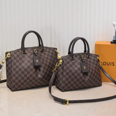 Replica Louis Vuitton Brown Damier Boetie Pm/Mm