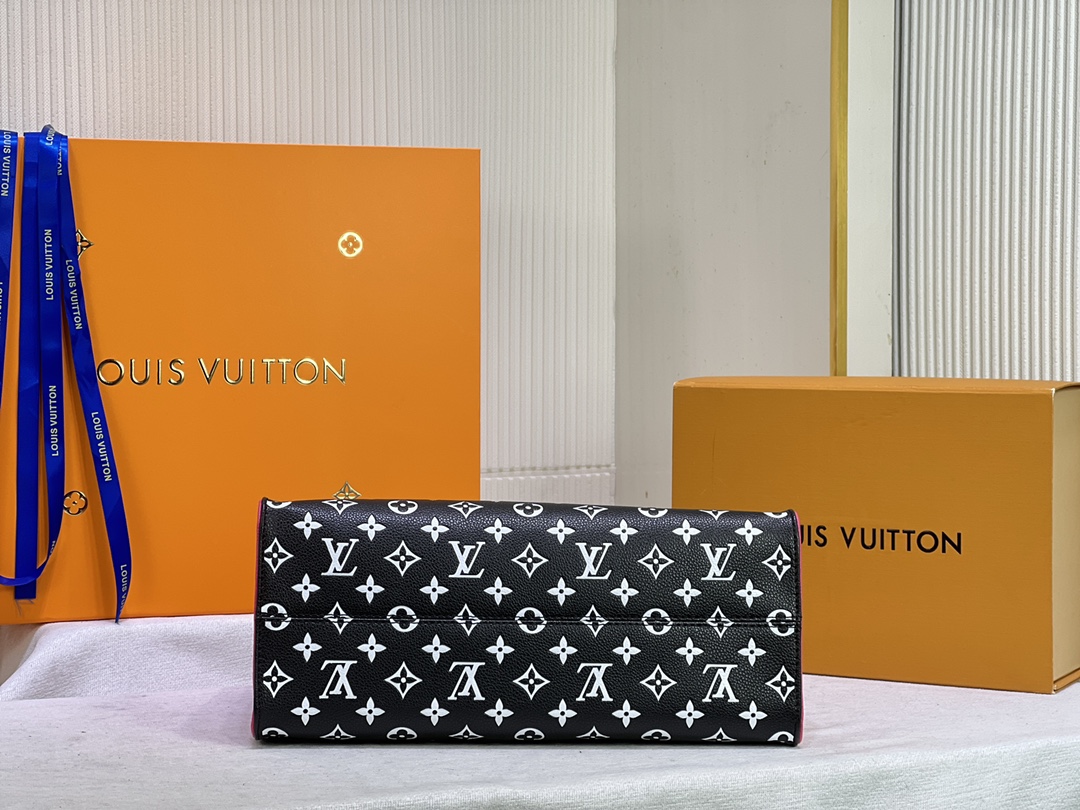 Replica Louis Vuitton Monogram A4 Leather Onthego Totes - Image 5