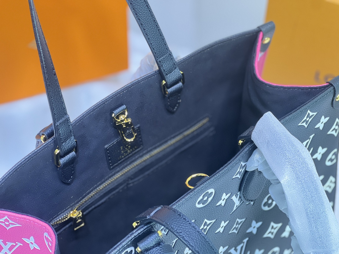 Replica Louis Vuitton Monogram A4 Leather Onthego Totes - Image 6