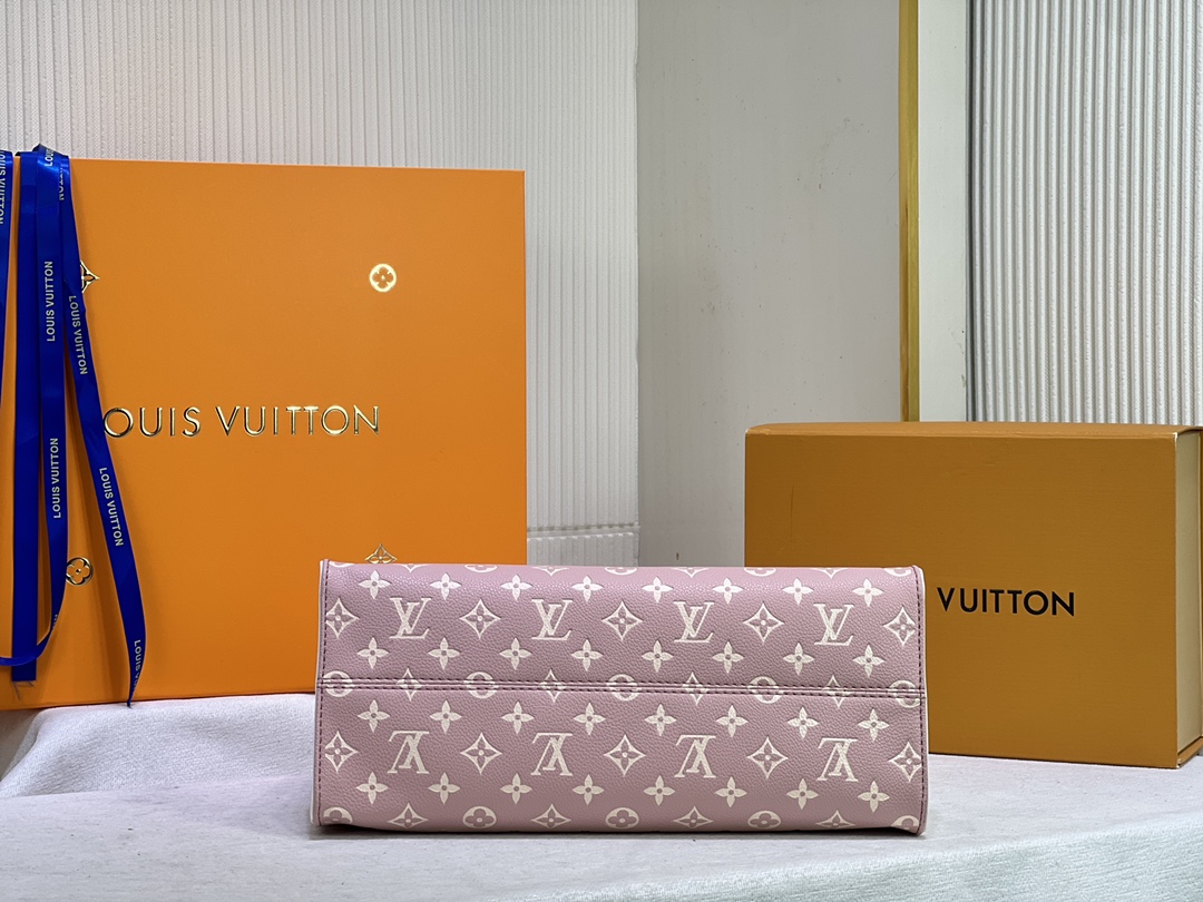 Replica Louis Vuitton Monogram A4 Leather Onthego Totes - Image 10