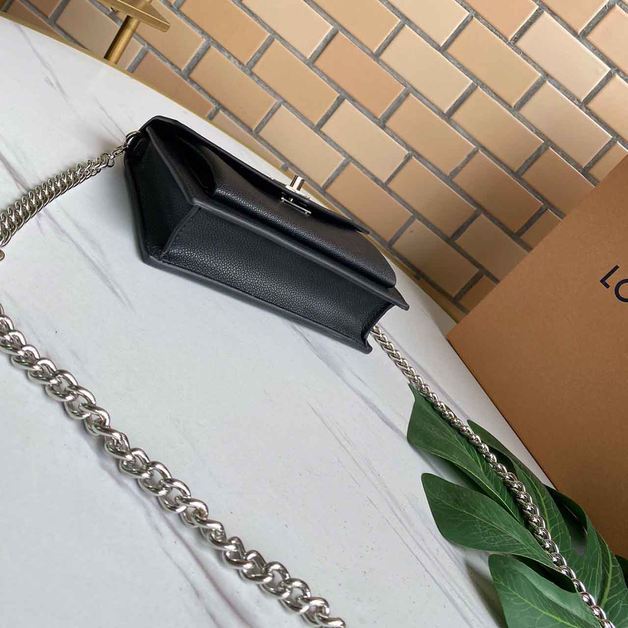 Replica Louis Vuitton Mylockme Chain Bag M55902 Black - Image 6