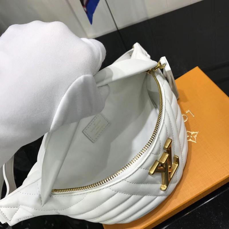 Replica Louis Vuitton New Wave Bumbag Black/White - Image 7