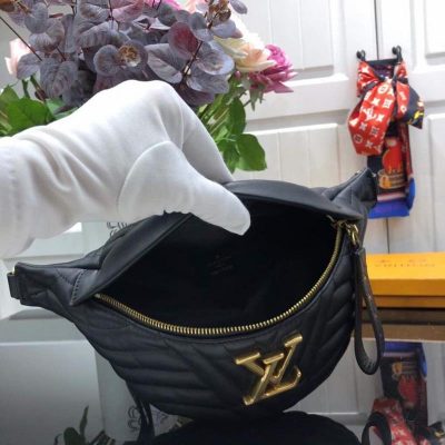 Alternative view of Replica Louis Vuitton New Wave Bumbag Black/White