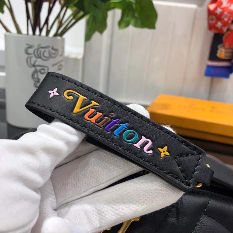Replica Louis Vuitton New Wave Bumbag Black/White - Image 3