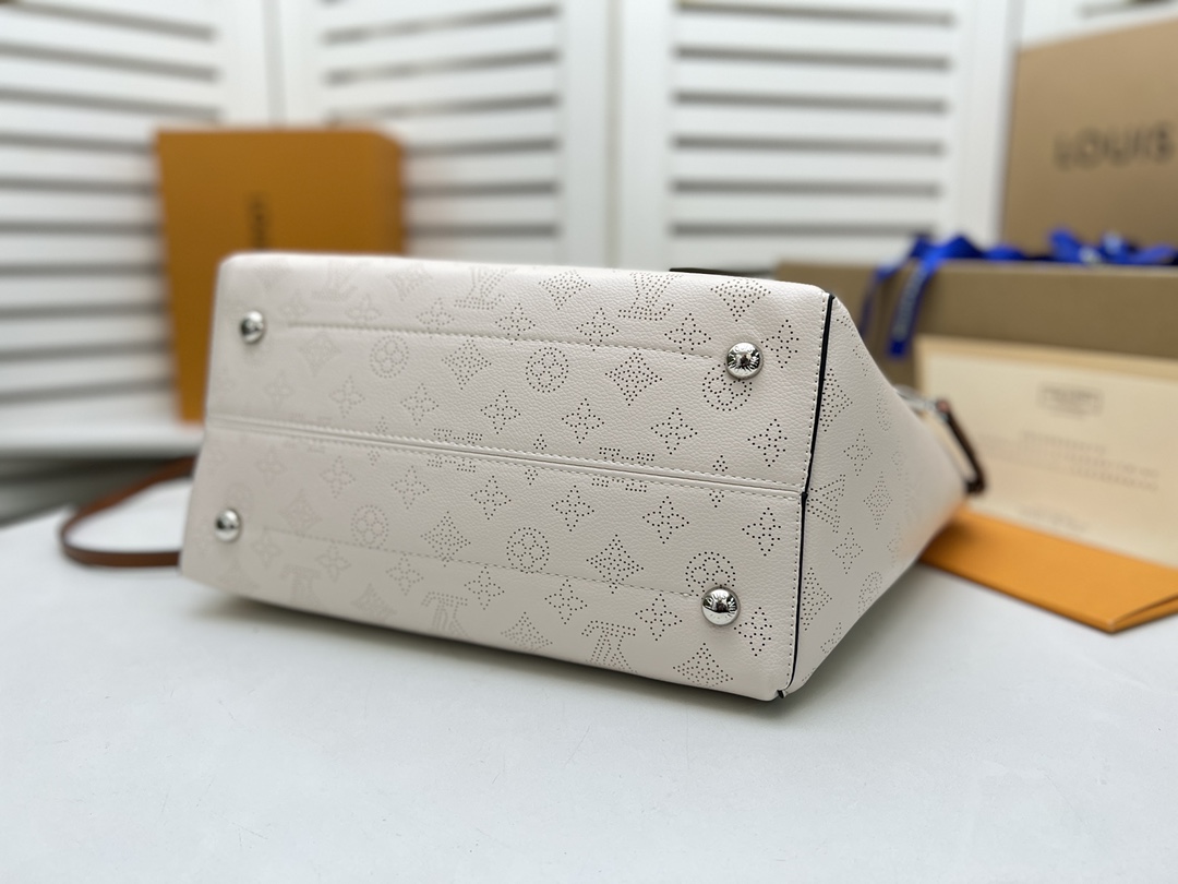 Replica Louis Vuitton Hina Mm- Black/Beige/Pink/White - Image 14