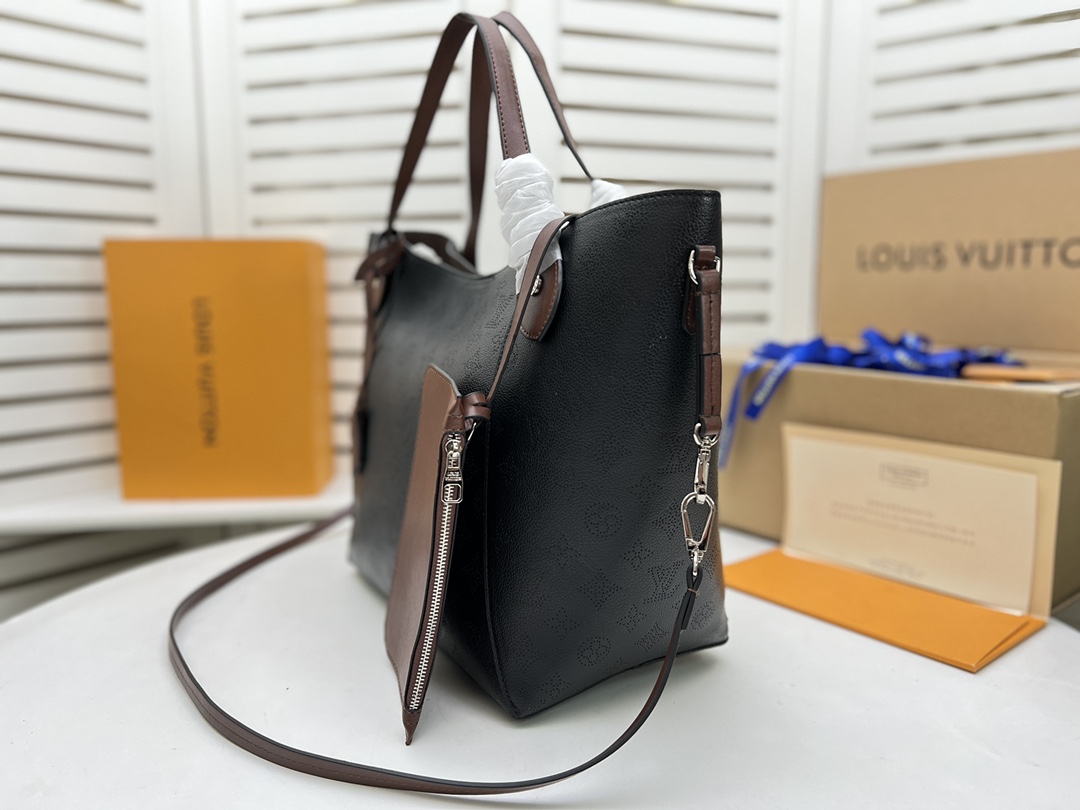 Replica Louis Vuitton Hina Mm- Black/Beige/Pink/White - Image 2