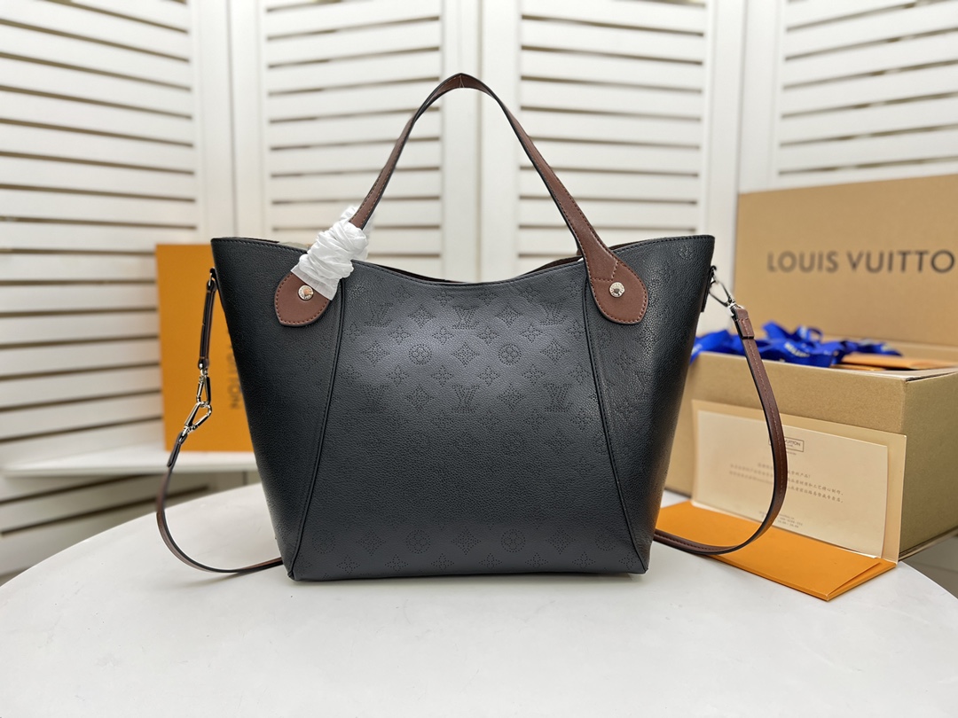 Replica Louis Vuitton Hina Mm- Black/Beige/Pink/White - Image 3