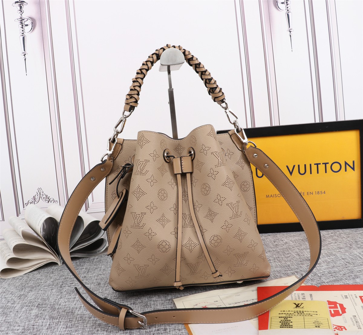 Replica Louis Vuitton Muria Bucket Bag- 5 Colors - Image 13