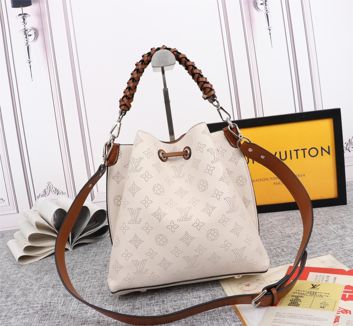 Replica Louis Vuitton Muria Bucket Bag- 5 Colors - Image 18