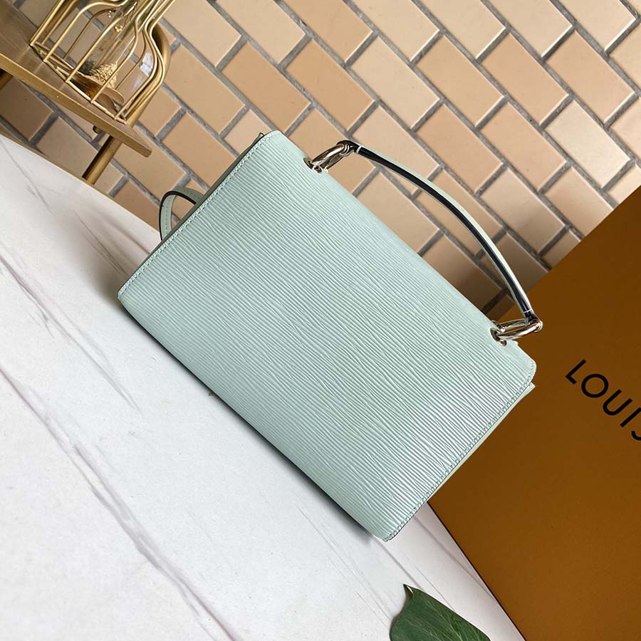 Replica Louis Vuitton Pochette Grenelle Black/White/Green - Image 12