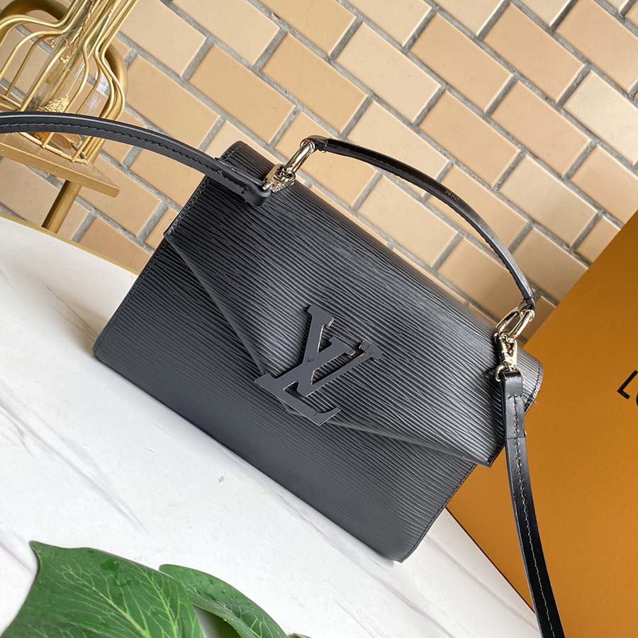Replica Louis Vuitton Pochette Grenelle Black/White/Green - Image 2