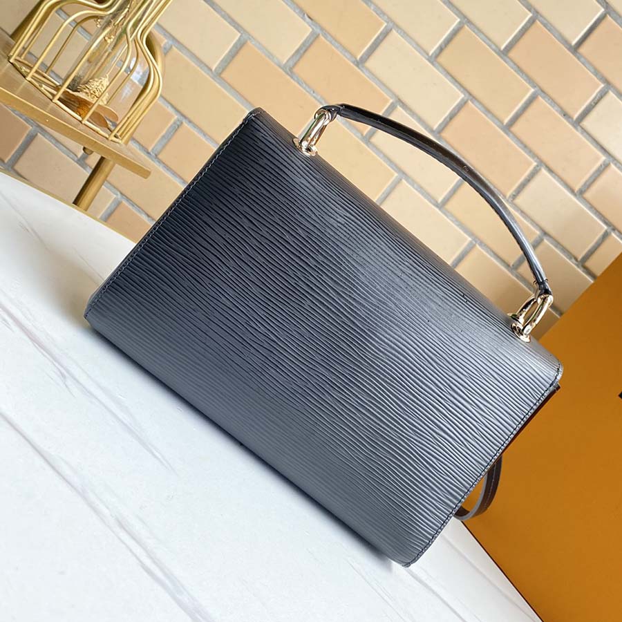 Replica Louis Vuitton Pochette Grenelle Black/White/Green - Image 3