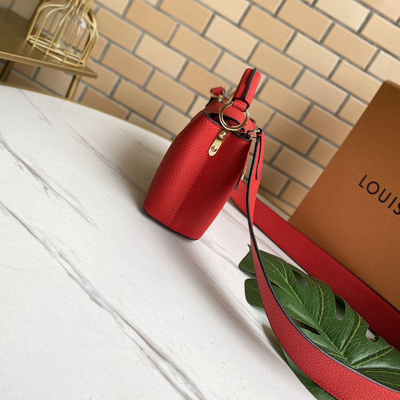 Replica Louis Vuitton Capucines Mini Black/White/Red/Pink/Beige - Image 11