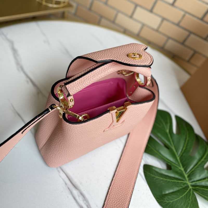 Replica Louis Vuitton Capucines Mini Black/White/Red/Pink/Beige - Image 16