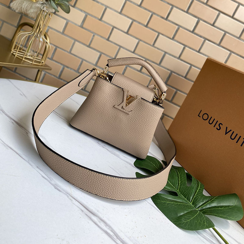 Replica Louis Vuitton Capucines Mini Black/White/Red/Pink/Beige - Image 17