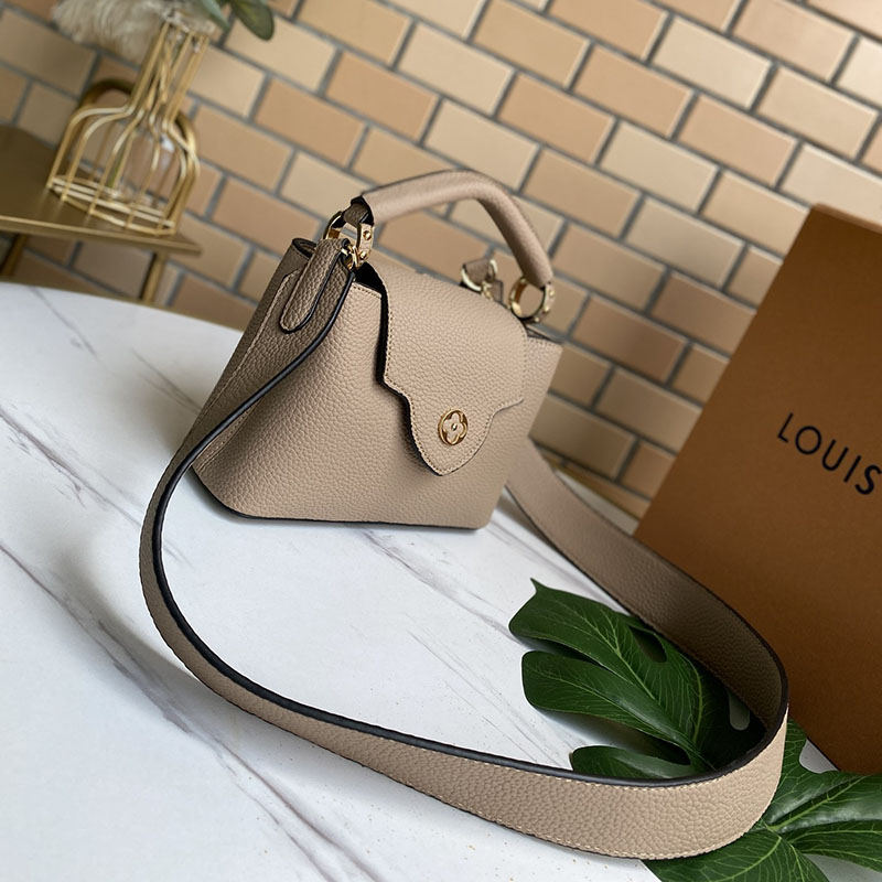 Replica Louis Vuitton Capucines Mini Black/White/Red/Pink/Beige - Image 18