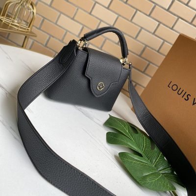 Alternative view of Replica Louis Vuitton Capucines Mini Black/White/Red/Pink/Beige