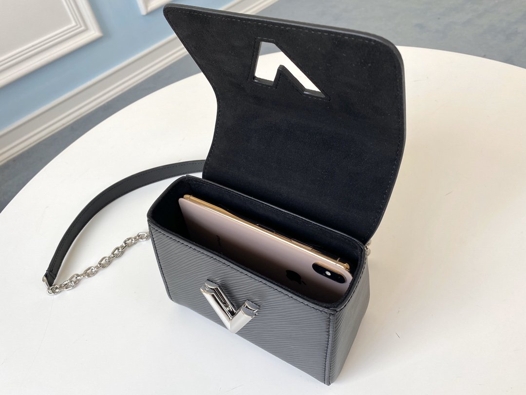 Replica Louis Vuitton Twist Mini M56117 Black - Image 2