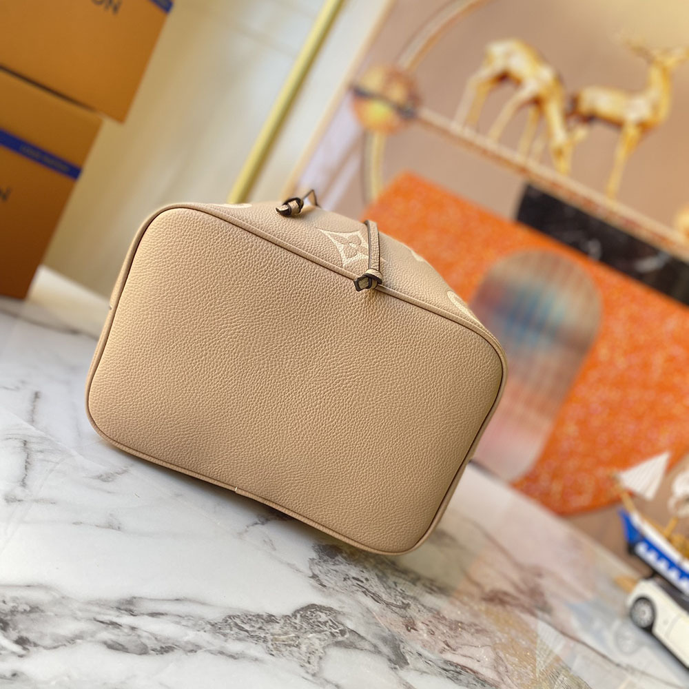 Replica Louis Vuitton Neonoe Mm Bucket Bag- Black/Brown - Image 9