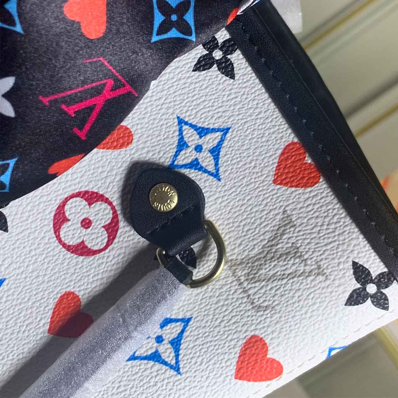 Replica Louis Vuitton Game On Neverfull Mm M57462 Black/White - Image 10