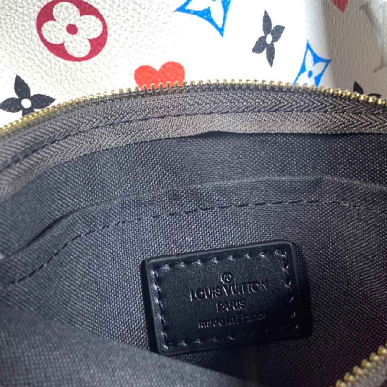 Replica Louis Vuitton Game On Neverfull Mm M57462 Black/White - Image 3