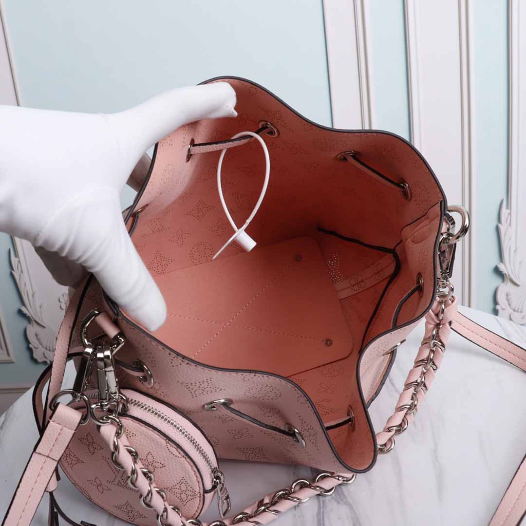 Replica Louis Vuitton Muria M57526 Black/Beige/Pink - Image 16