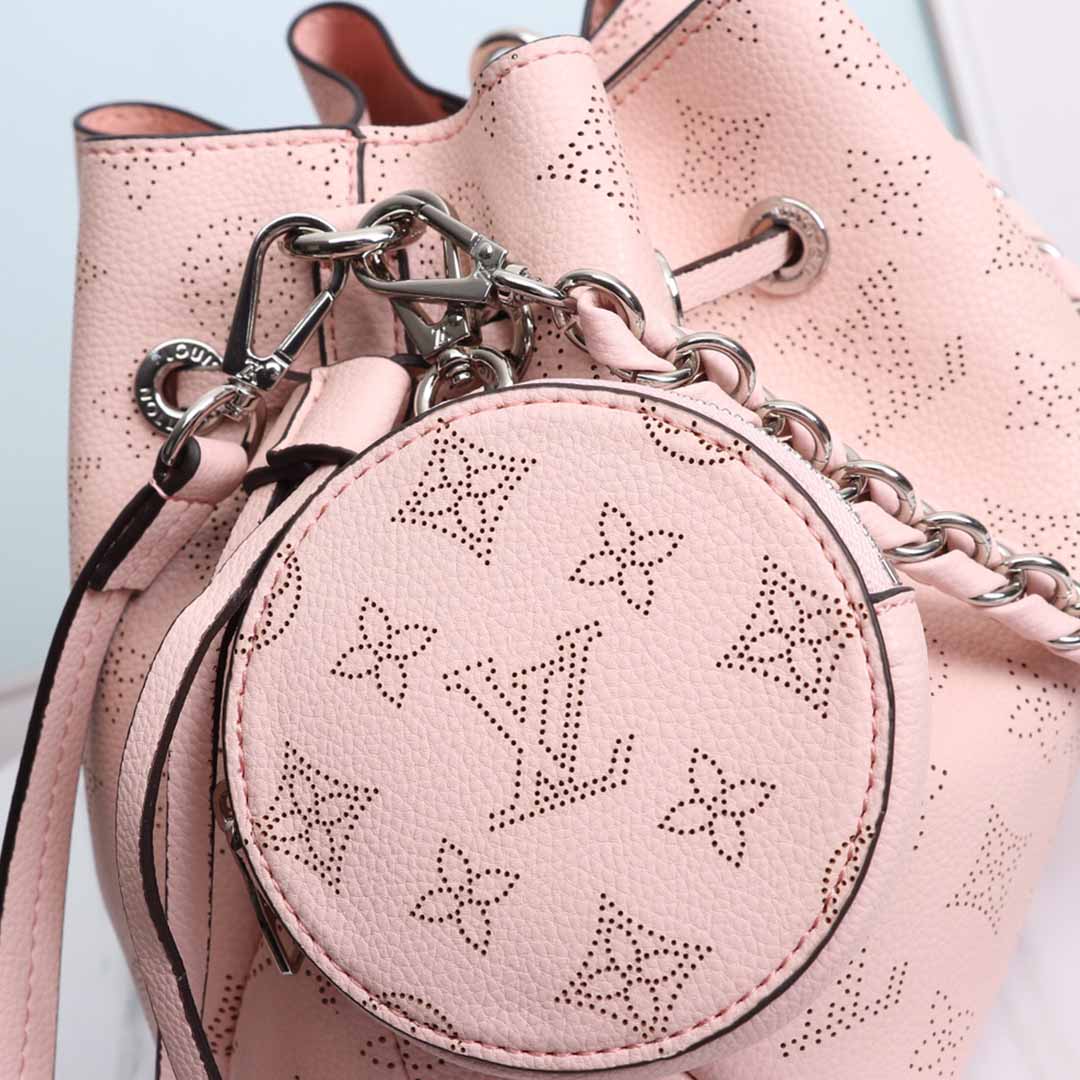 Replica Louis Vuitton Muria M57526 Black/Beige/Pink - Image 17
